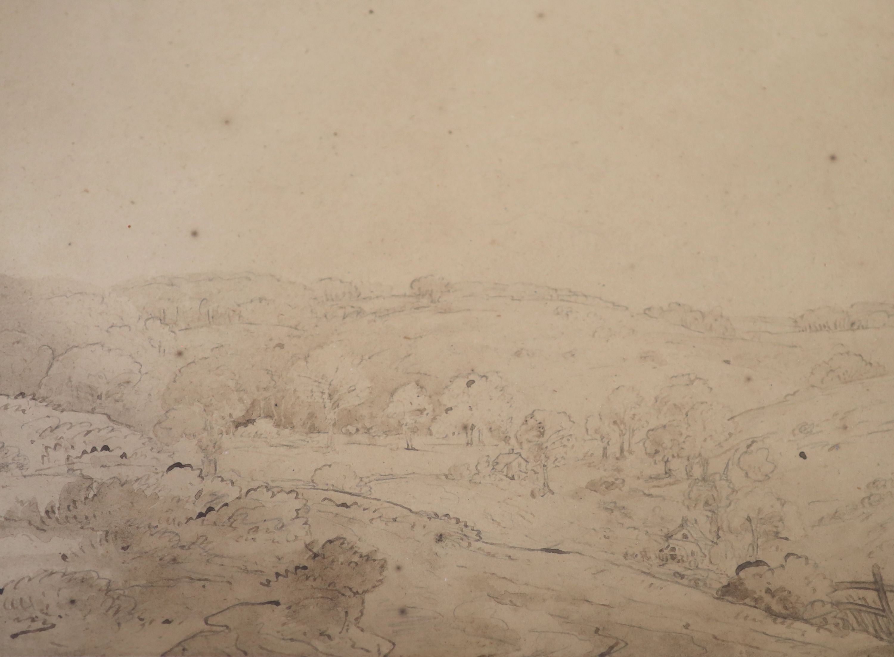 Circle of Anthony Devis (1729-1816), Wooded landscapes, Pencil and watercolour (4), 17.5 x 24cm.